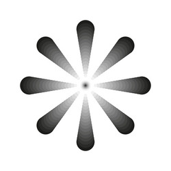 abstract radial shape concentric gradient effect vector image