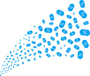 discount tag source stream vector image