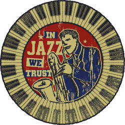 In jazz we trust vector