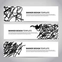 Mountains set hand drawn Royalty Free Vector Image