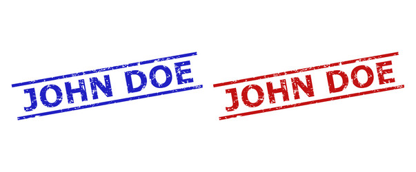 john doe watermarks with grunge texture vector