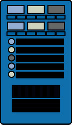 Database server storage vector