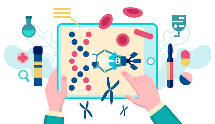 genetic engineering concept gene editing tool vector