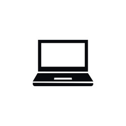 isolated desktop icon notebook element can vector image