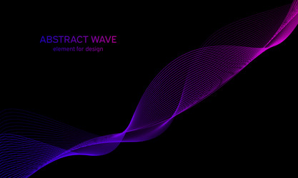 abstract wave element for design digital vector image