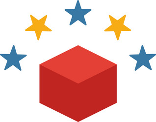 block reward icon simple element from blockchain vector image