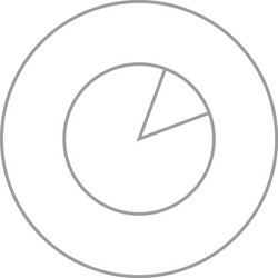 unique data usage line icon vector image