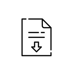 downloading text file on your computer pixel vector image
