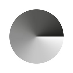 gradient circular shape abstract radial shading vector image