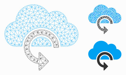 refresh mesh network model and triangle vector image