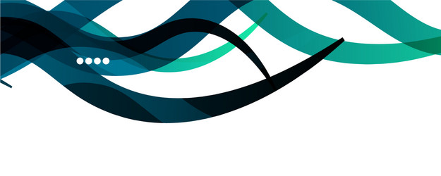 abstract background - transparent overlapping wavy vector image