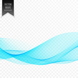 Blue wave elegant background design Royalty Free Vector