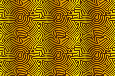 Neon wave geometric seamless pattern Royalty Free Vector