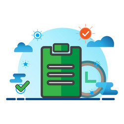 task flat icon can use for design elementui vector image