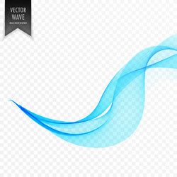Yellow and blue smooth wave background Royalty Free Vector