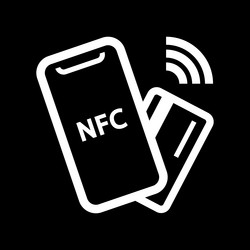 Contactless wireless payment method for the nfc Vector Image