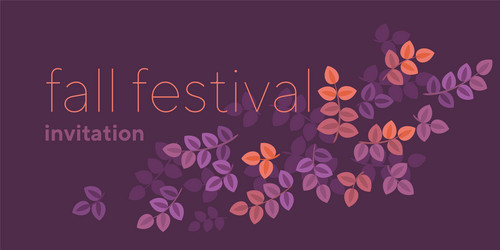 Elegant Fall Leaves Pattern Vector Image