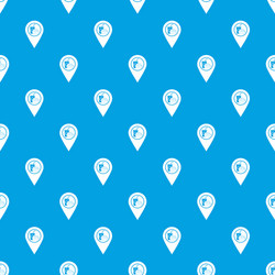 fast food and restaurant map pointer pattern vector image