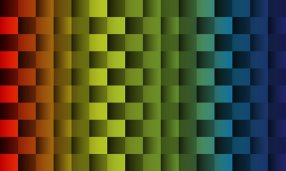 abstract square multicolored with shadow vector image