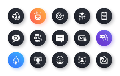 minimal set of developers chat smartphone buying vector image