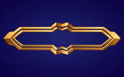 frame medieval game ui empty rectangle vector image