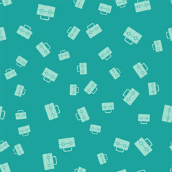 green toolbox icon isolated seamless pattern vector image