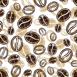 seamless coffee pattern vector