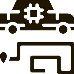 car navigation icon symbol vector