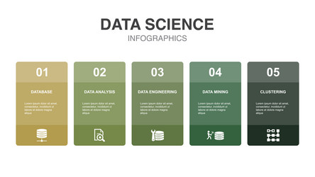 Database data analysis engineering vector