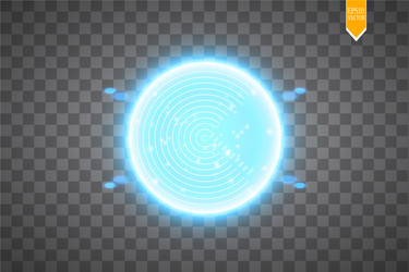 Neon target isolated game interface element vector