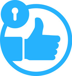 Best security logo icon design Royalty Free Vector Image