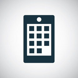 smartphone apps icon for web and ui vector image