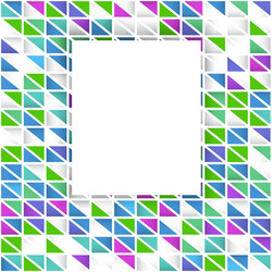 Abstract colorful triangular background vector