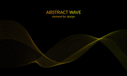 abstract wave element for design digital vector image