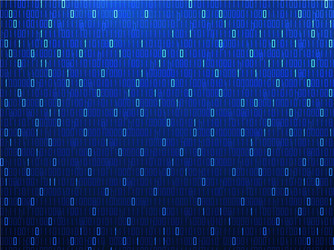 abstract technology background with binary code vector image