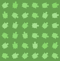 seamless colorful turtle pattern with lines vector image
