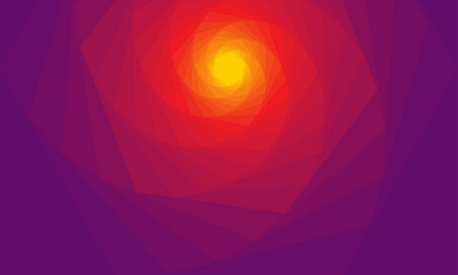 abstract multi hexagon color background vector image
