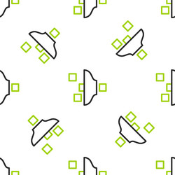line filter setting icon isolated seamless pattern vector image