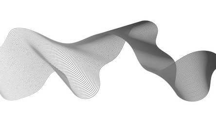 abstract backdrop with grey wave gradient lines vector image