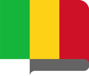 flag horizontal shape pointer for world map vector image