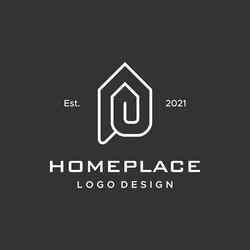Home logo Royalty Free Vector Image - VectorStock