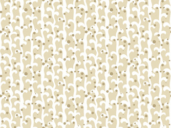 pattern with vines and small random dots vector