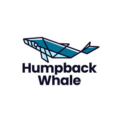 Whale logo icon Royalty Free Vector Image - VectorStock