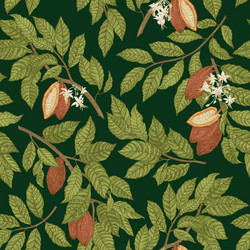 Christmas seamless botanical pattern Royalty Free Vector