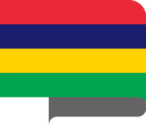 flag horizontal shape pointer for world map vector image
