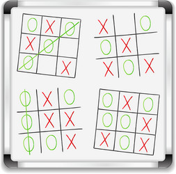 Tic tac toe vector