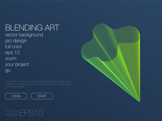 abstract blend background template for web site vector image