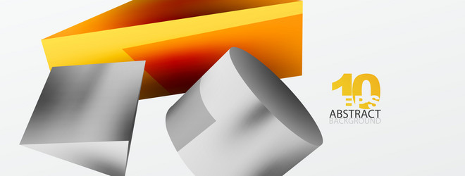 3d abstract background shapes triangle vector image