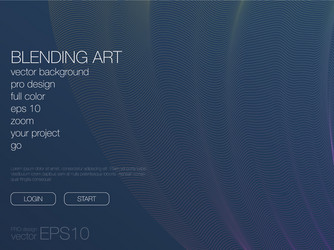 abstract blend background template for web site vector image