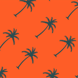 diagonal palm tree pattern texture vector image